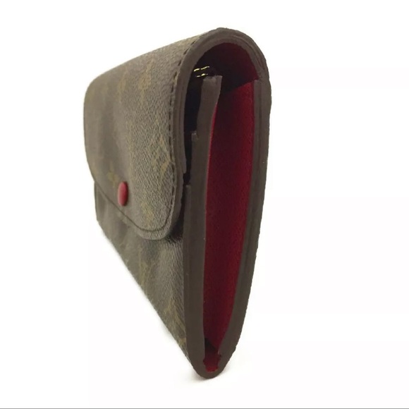 LIKE-NEW Louis Vuitton Monogram Emily Long Bifold Wallet. Date Code - CA3099 - Picture 6 of 16